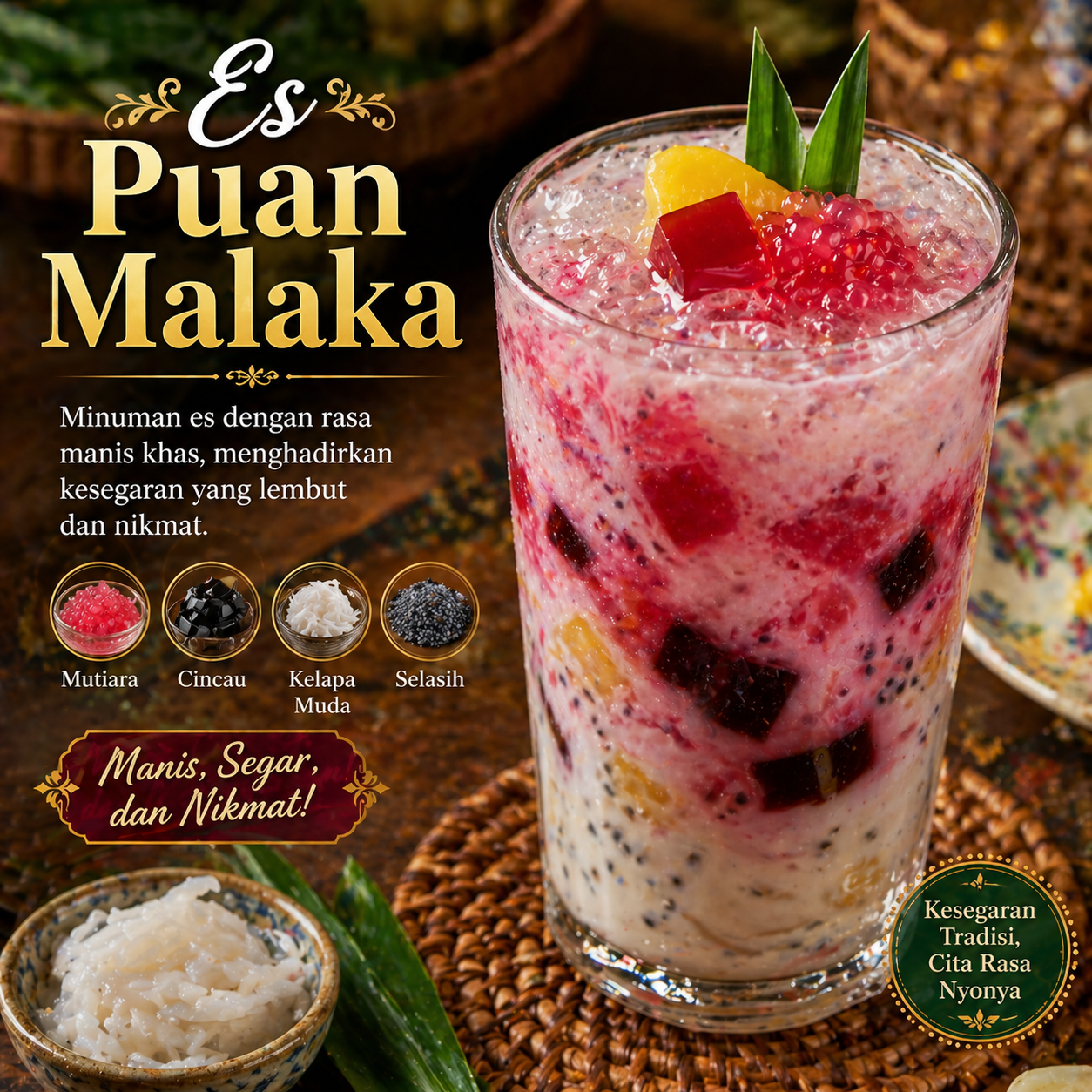Es Puan Malaka Kedai Tiga Nyonya